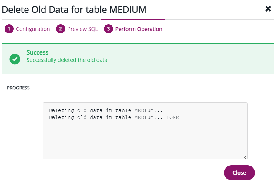 Delete Old Data