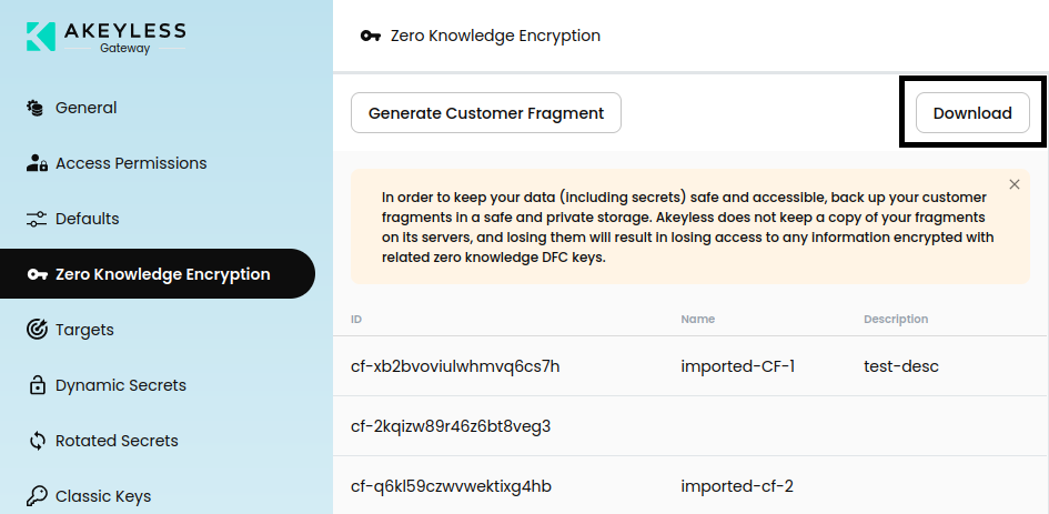 Akeyless Gateway