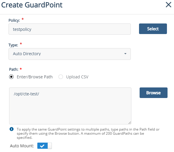 GuardPoint Path