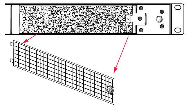 Mesh cover removed