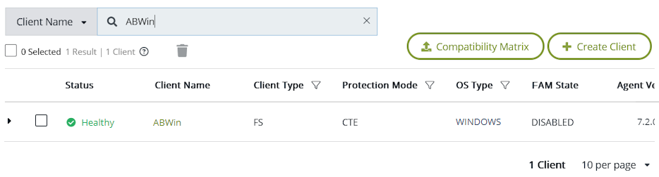 Search Clients