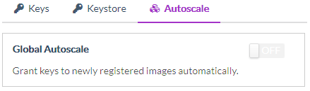 Autoscale tab with autoscaling off