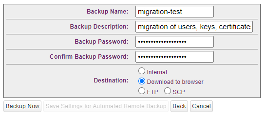 Backup File Information