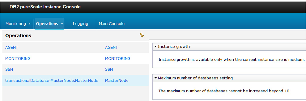 DB2 pureScale Instances