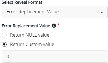 Select Reveal Format