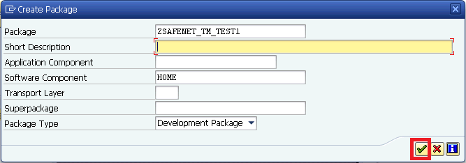 SAPTM New Package