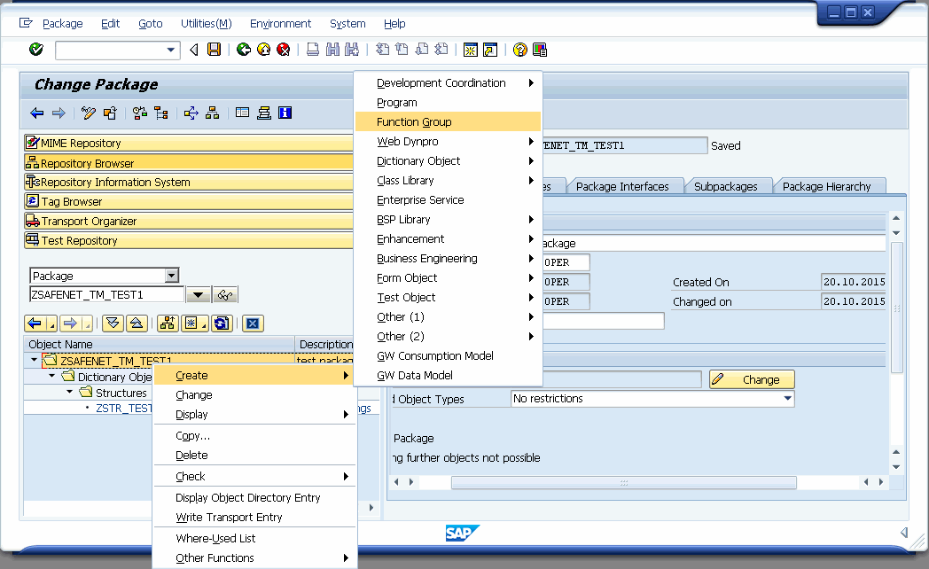 SAPTM Pack Hierarchy