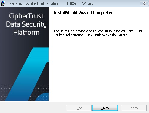 finish install