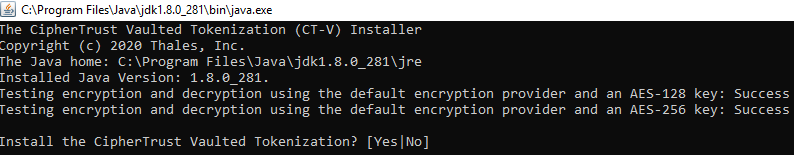 installer screen