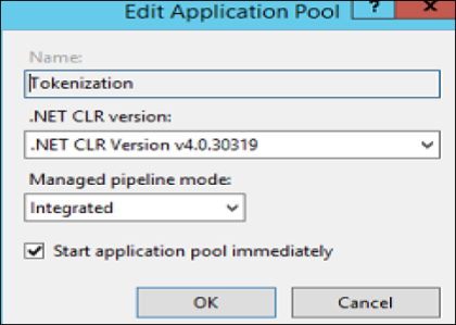 Edit Application Pool