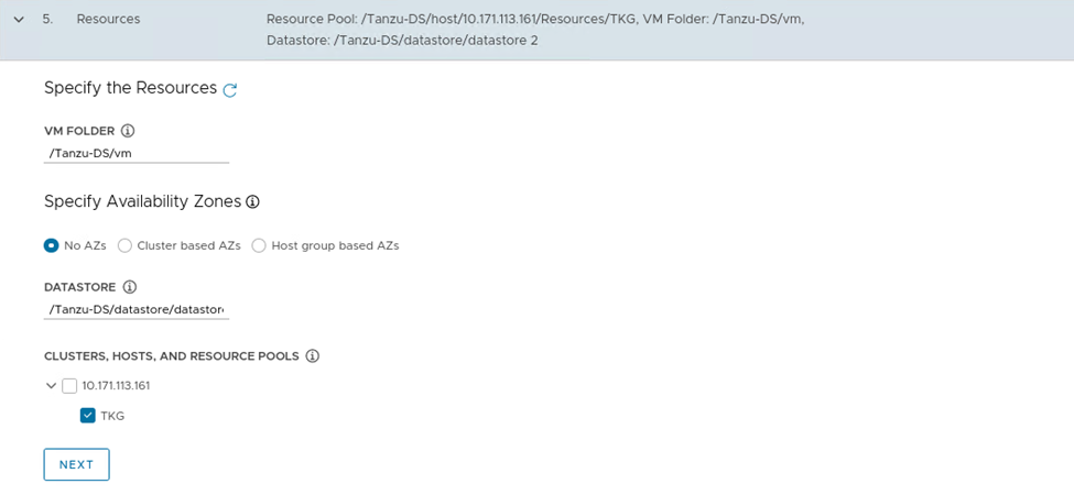 vSphere Resources