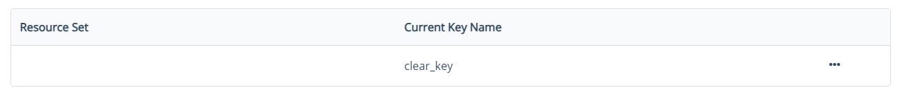 standard key rule