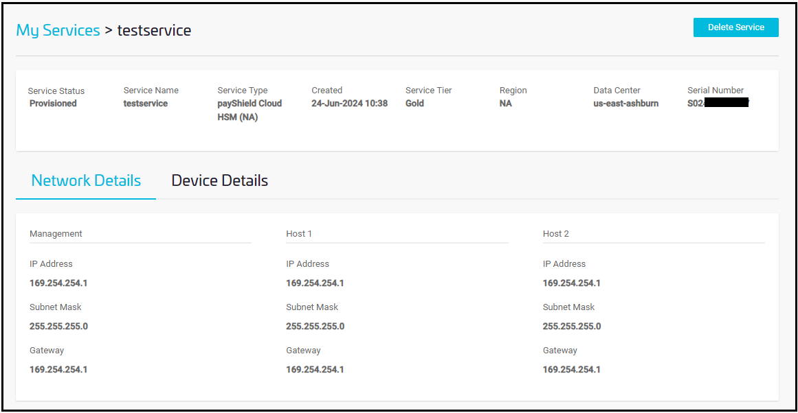 Network Details