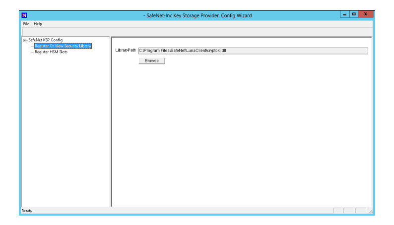 Select cryptoki.dll and click Register alt text
