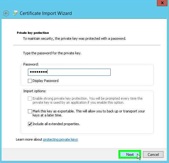 Click Personal in the Certificates snap-in alt text