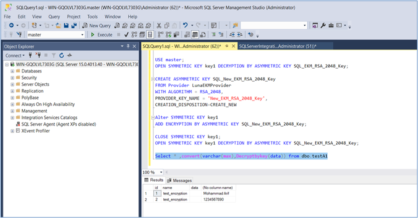 Query Encryption State alt text