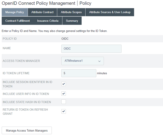 Manage Policy