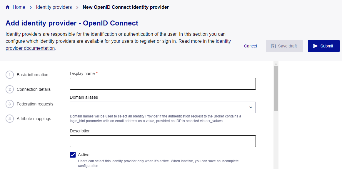 OIDC basic information