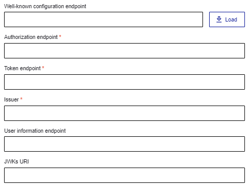 Well-known configuration endpoint and other endpoints