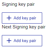 Signing key pair