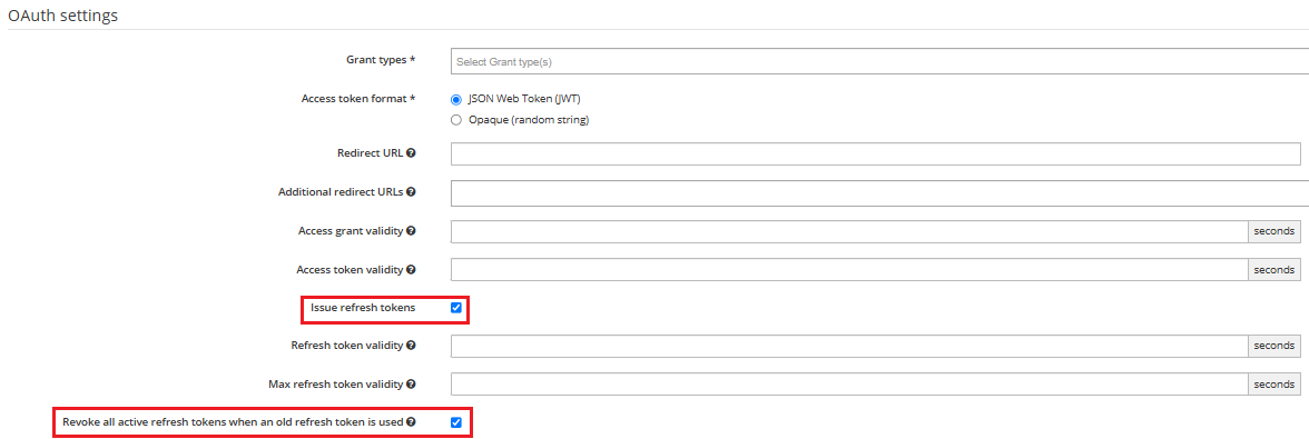Revoke all active refresh tokens when an old refresh token is used option