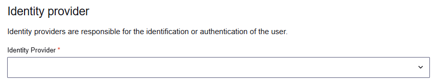 Identity providers