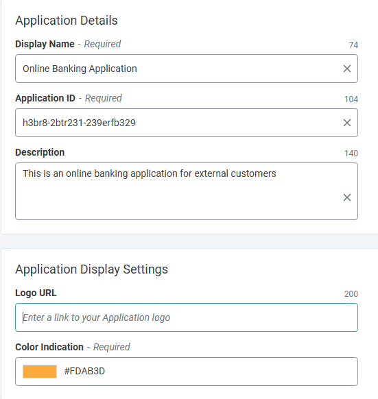 create a new Application