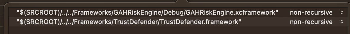 Build configuration for Framework Search Paths>Debug search-path-debug.png