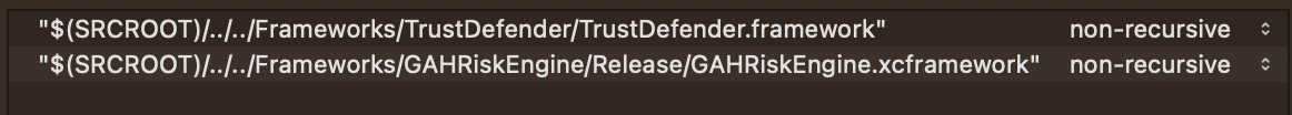 Build configuration for Framework Search Paths>Release search-path-release.png