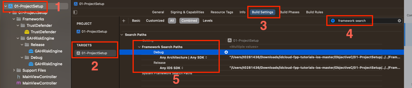 In Build Settings > Search Paths > Framework Search Paths search-path.png