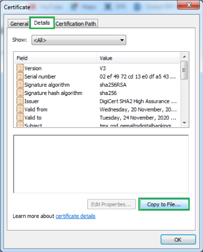 Copy to file