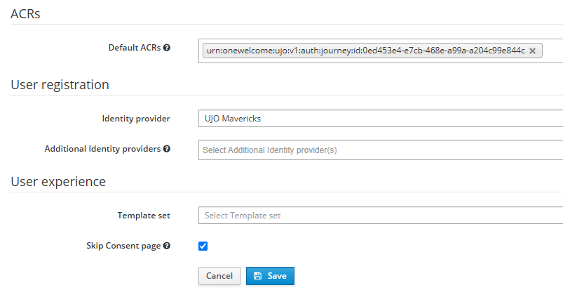 Default ACRs