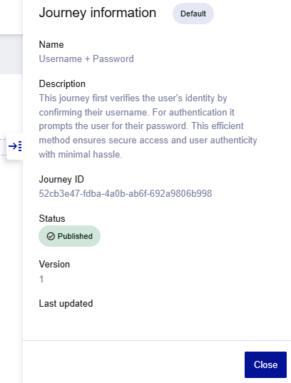 Journey details