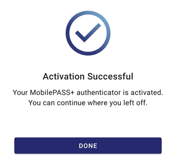 Activation success