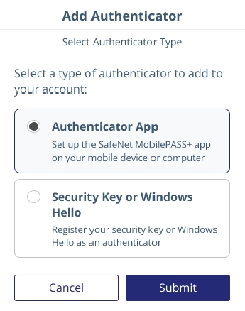 Add authenticator