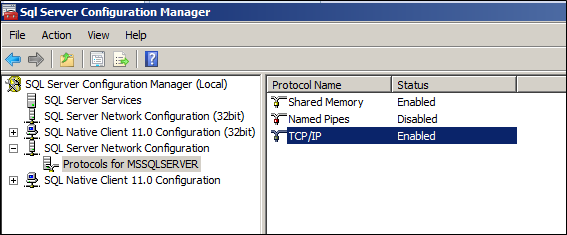 SQL Server Configuration Manager