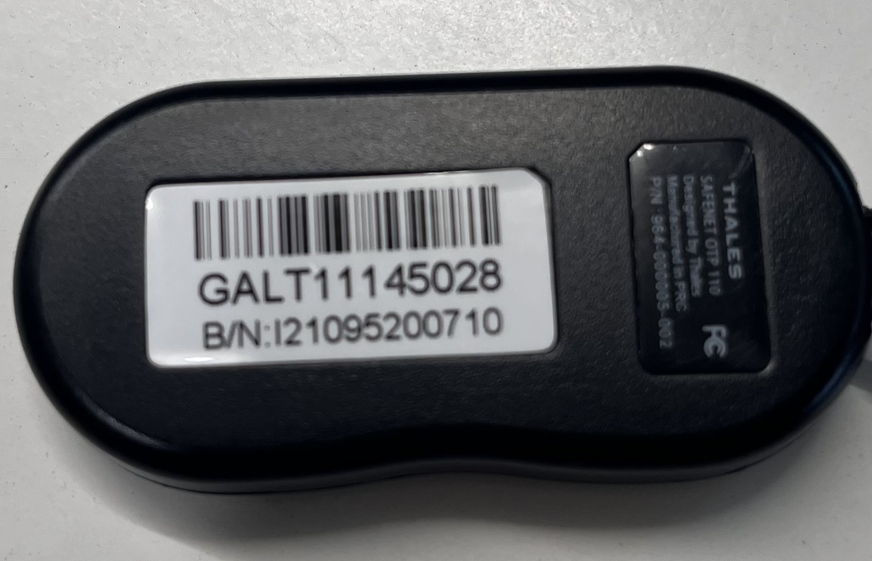 Token Serial Number