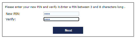Security PIN