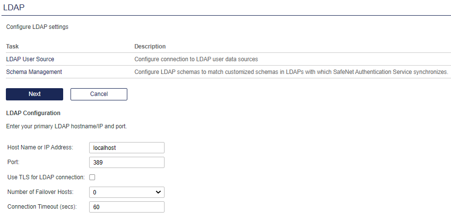 LDAP Settings