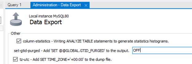 Data Export