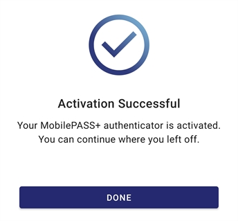 Activation success