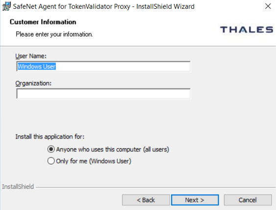 Customer information