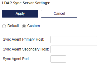 LDAP Sync Server Settings