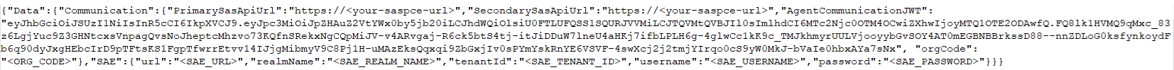 JWT in the ADFSConfig.agent file