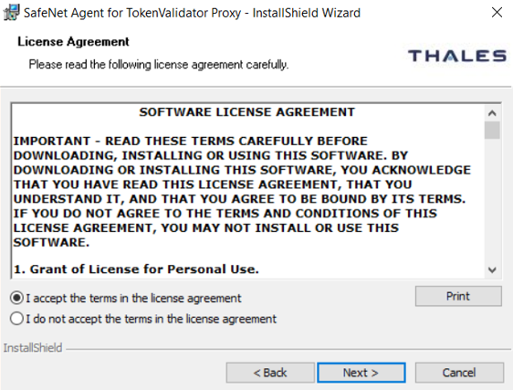 License agreement
