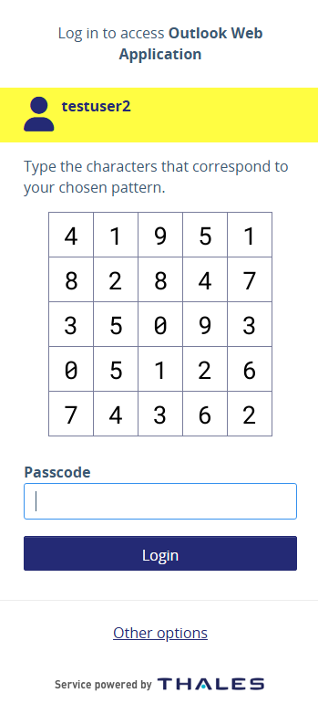 STA Gridsure Screen