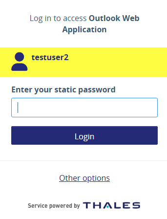 STA Password Screen