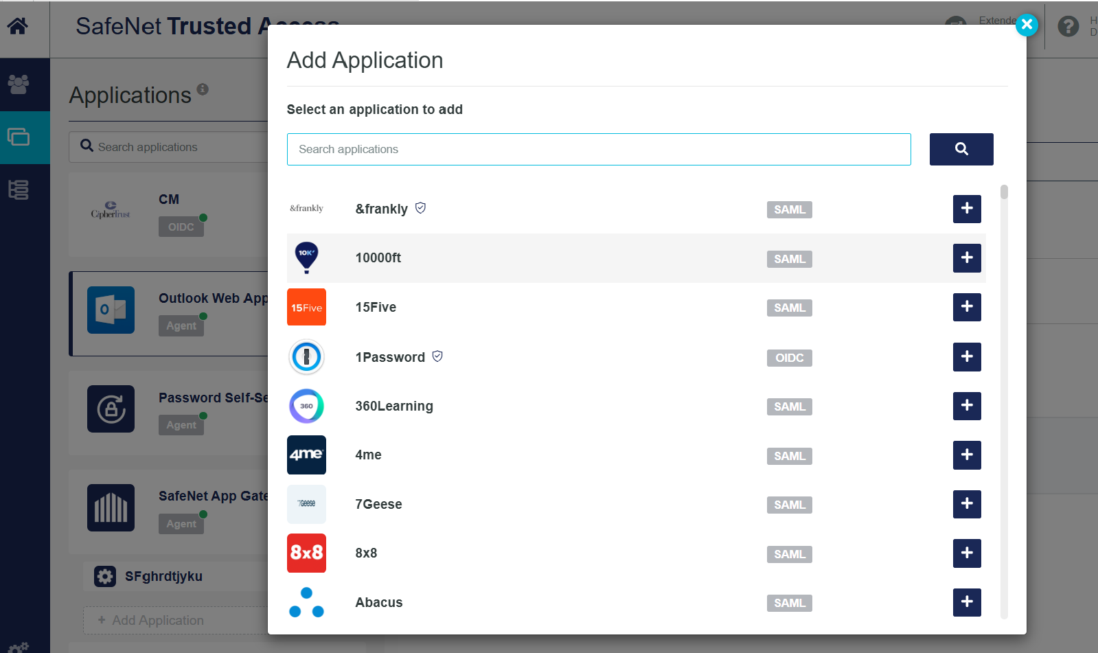 Add Application Window