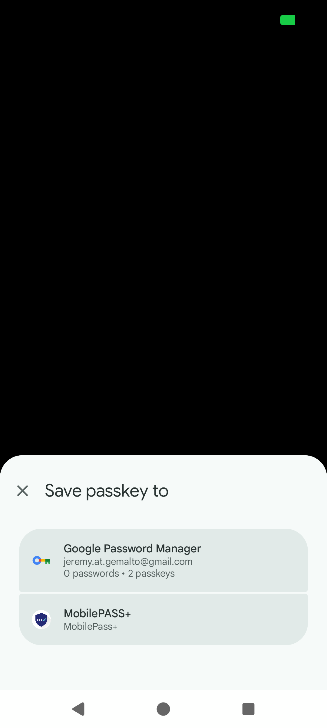 Save another way on device