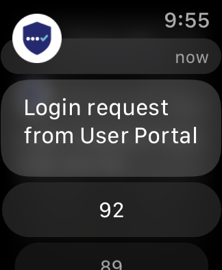 login request with number matching